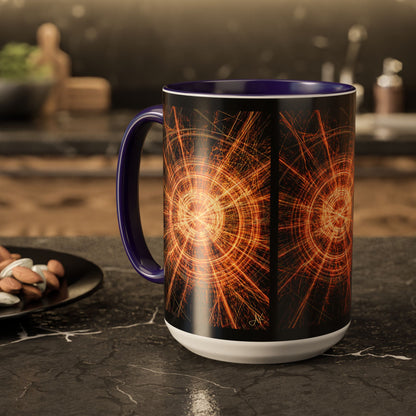 "His Light After Darkness", Colorful Mugs (11oz, 15oz)