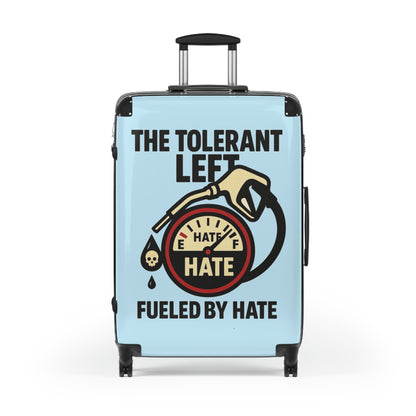"The Tolerant Left", Suitcase (Pale Sky)