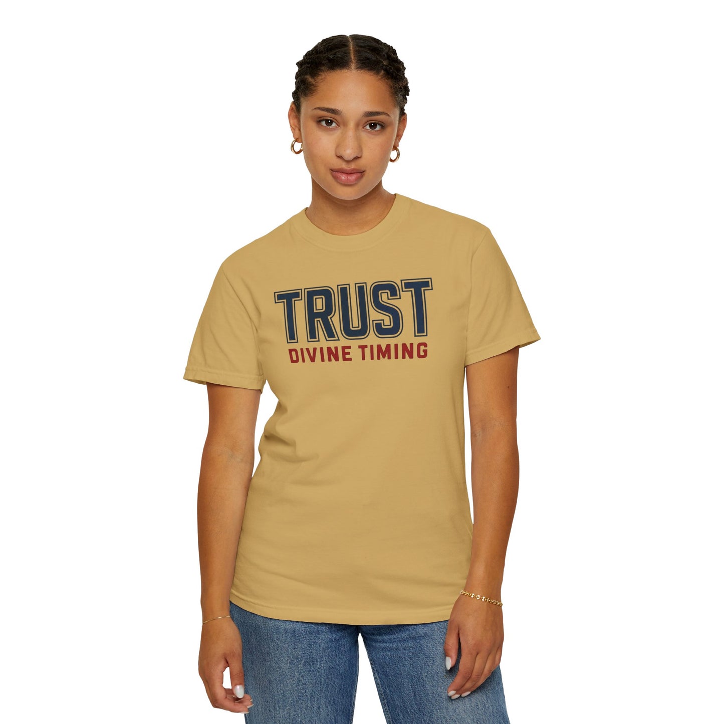 "Trust Divine Timing" #02, Unisex T-shirt