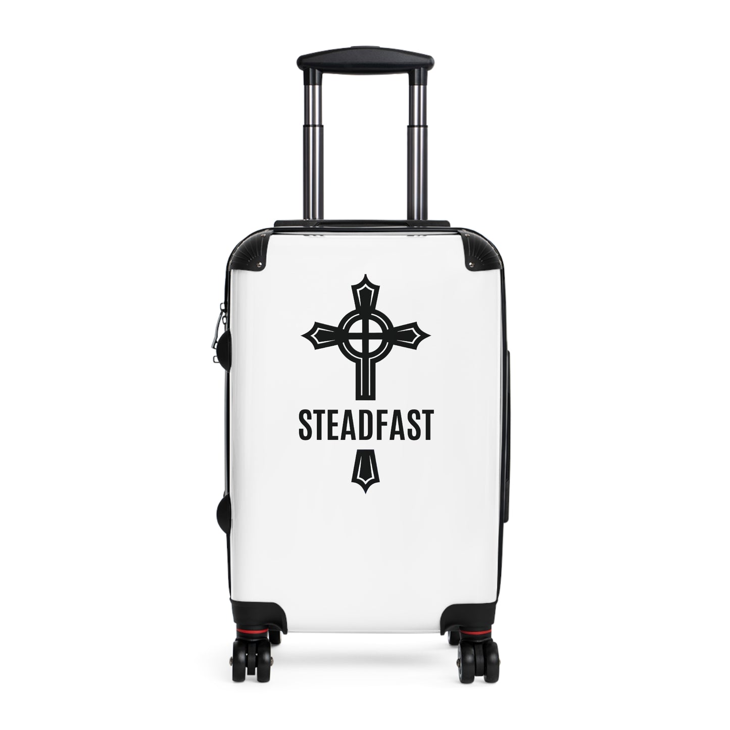 "Steadfast Cross", Suitcases (White)