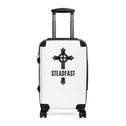 "Steadfast Cross", Suitcases (White)