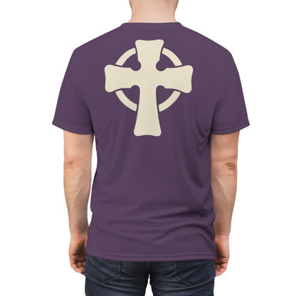 "Retro Jesus", Unisex T-shirt (Purple People Eater)