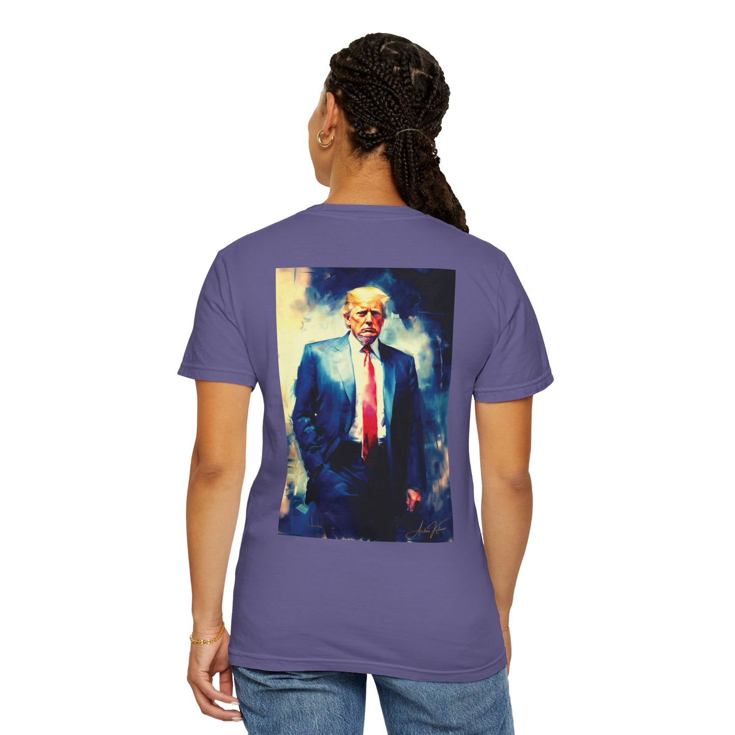 "Trump Portrait No. 6", Unisex T-shirt (Dark Colors)
