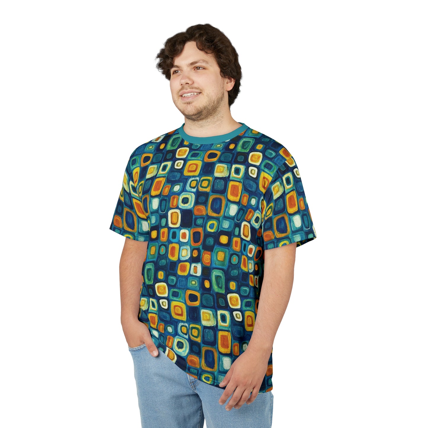 "Soul Mosaic", Unisex Tee (Columba Blue Collar)