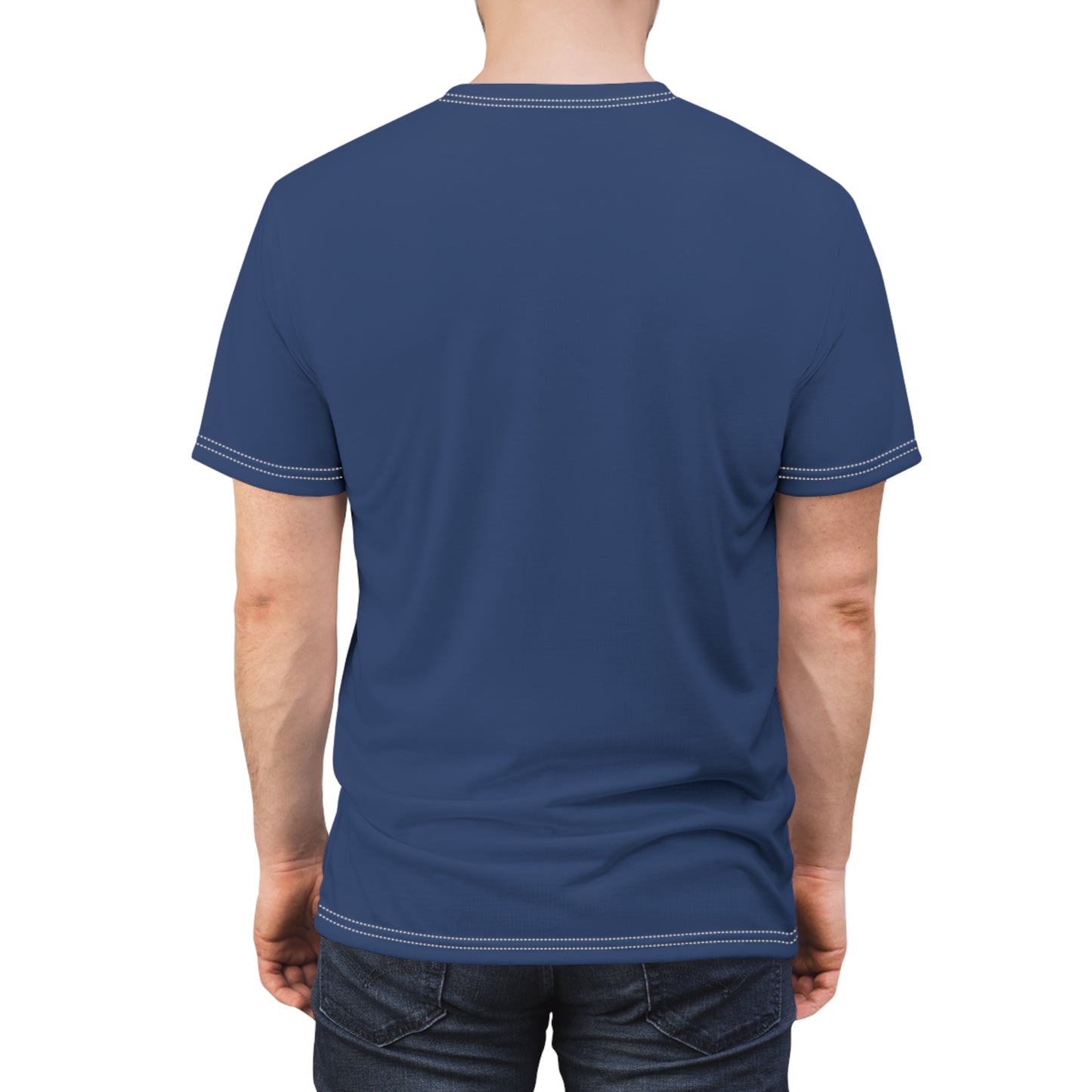 "Intelligent Conversation", Unisex T-shirt (Sailboat Blue)