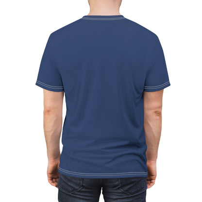 "Intelligent Conversation", Unisex T-shirt (Sailboat Blue)