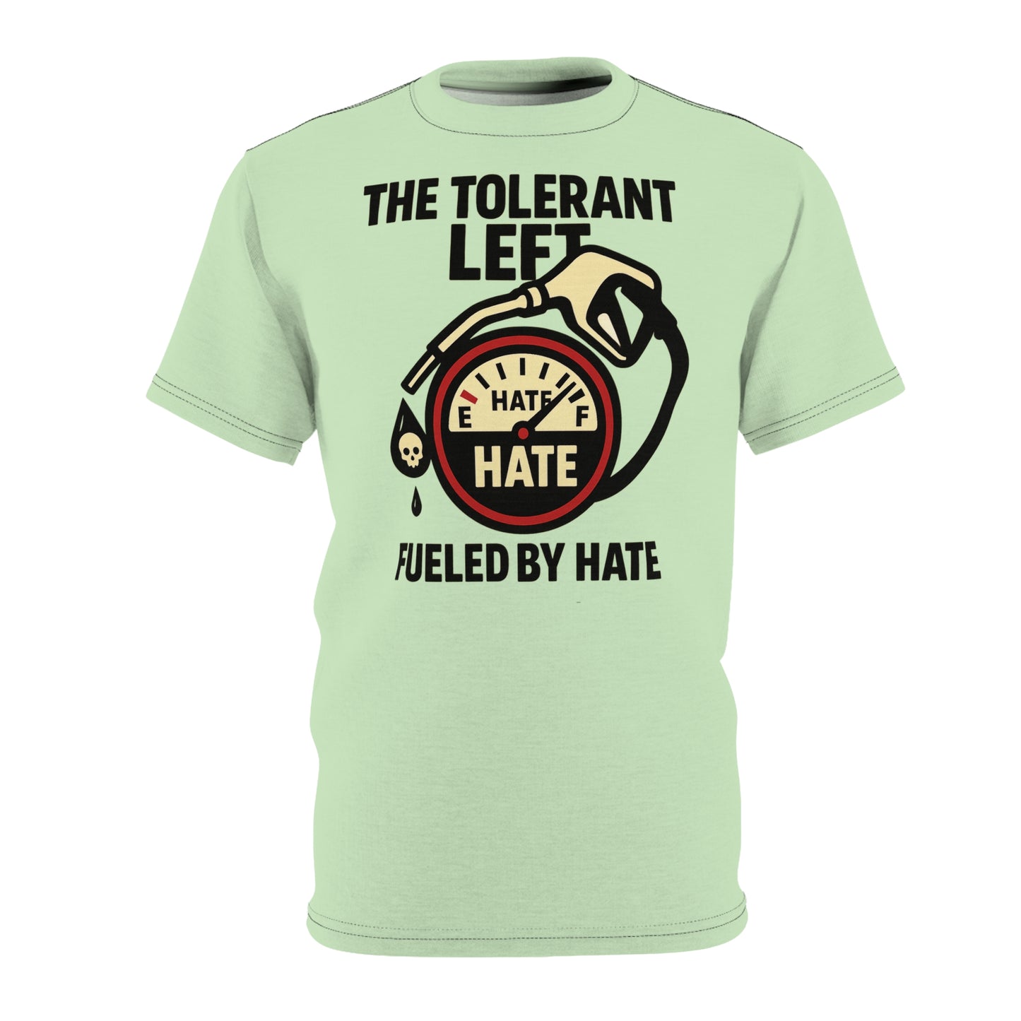 "The Tolerant Left", Unisex T-shirt (Soft Lime Green)