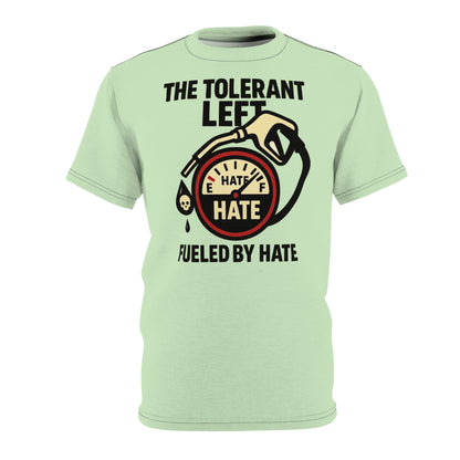 "The Tolerant Left", Unisex T-shirt (Soft Lime Green)