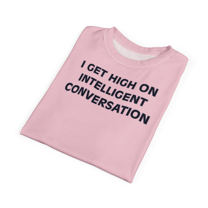 "Intelligent Conversation", Unisex T-shirt (No Need To Blush)