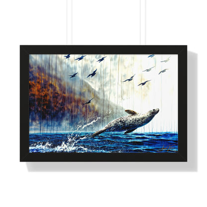 "Flying Free", Framed Paper Poster