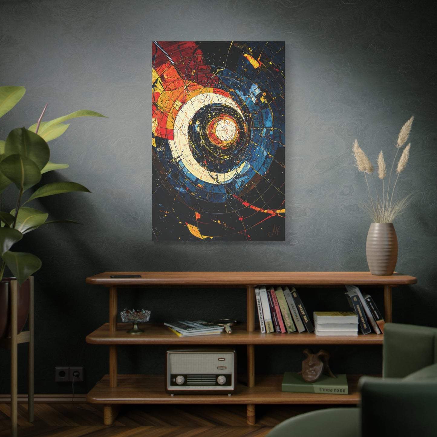 "Shatterdawn Vortex", Fine Art Matte Canvas, Stretched, 1.25"