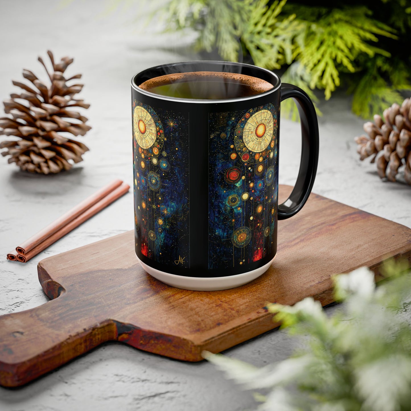 "Ancient Connection to God", Colorful Mugs (11oz, 15oz)