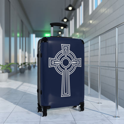 "A Simple High Cross", Suitcases (Dark Blue)