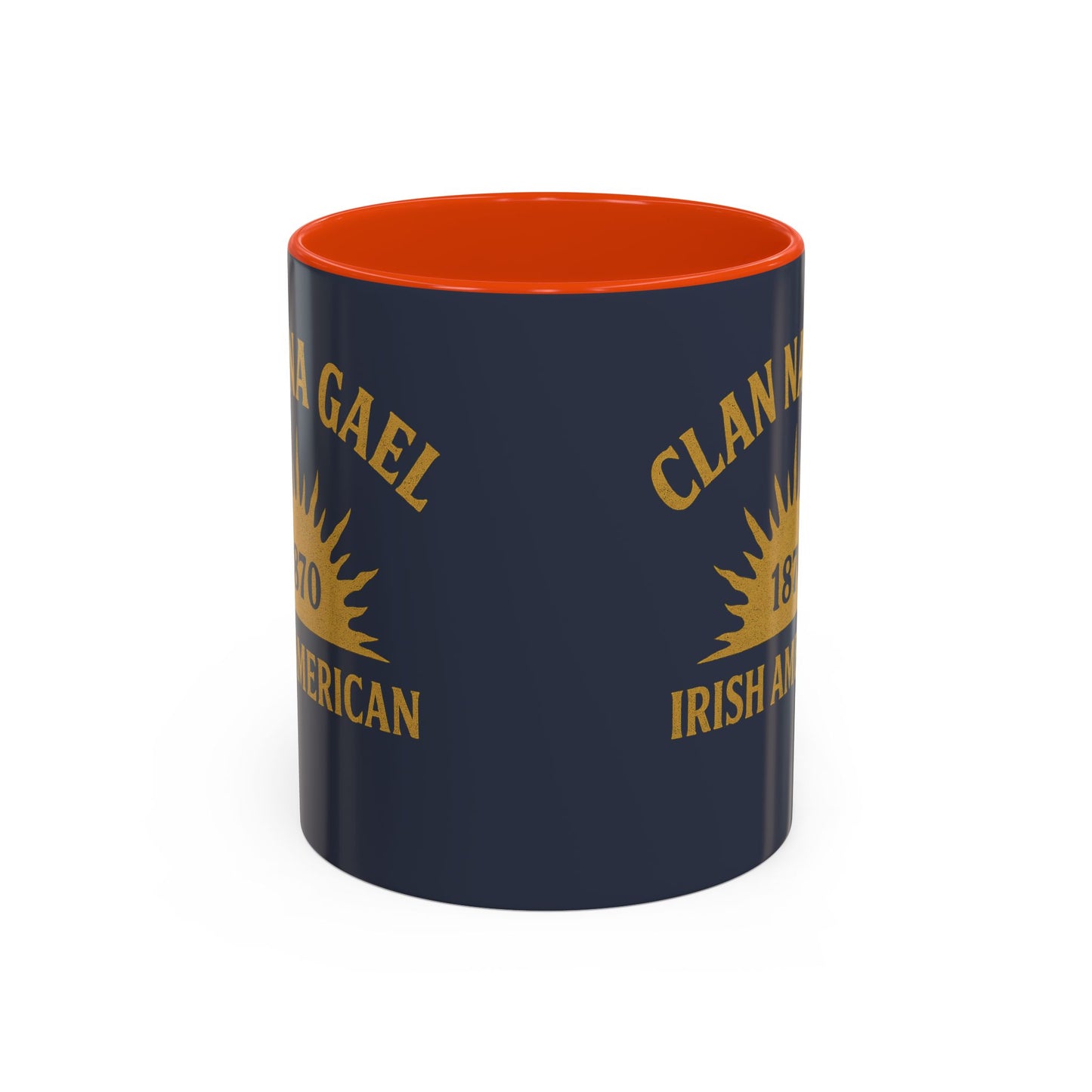 "Clan na Gael - Irish American", Colorful Mugs (11oz, 15oz) (Blue Burka Grey)