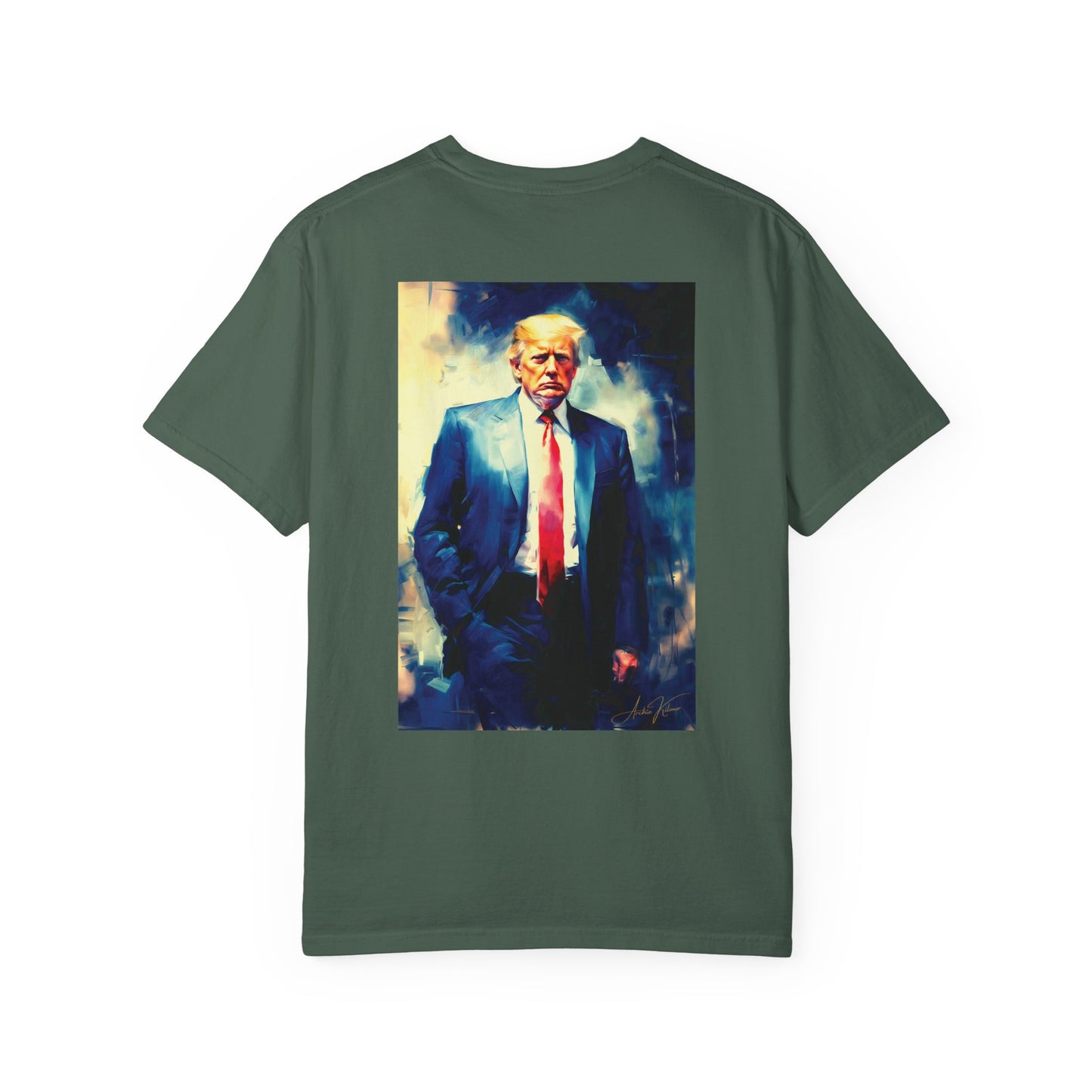 "Trump Portrait No. 6", Unisex T-shirt (Dark Colors)