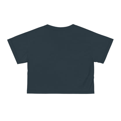 "Nazis were Socialists", Wearable Pattern Art Crop Tee (Blue Whale)