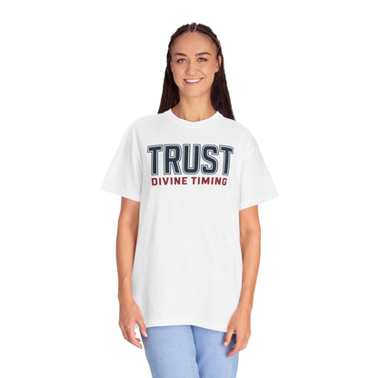 "Trust Divine Timing" #02, Unisex T-shirt
