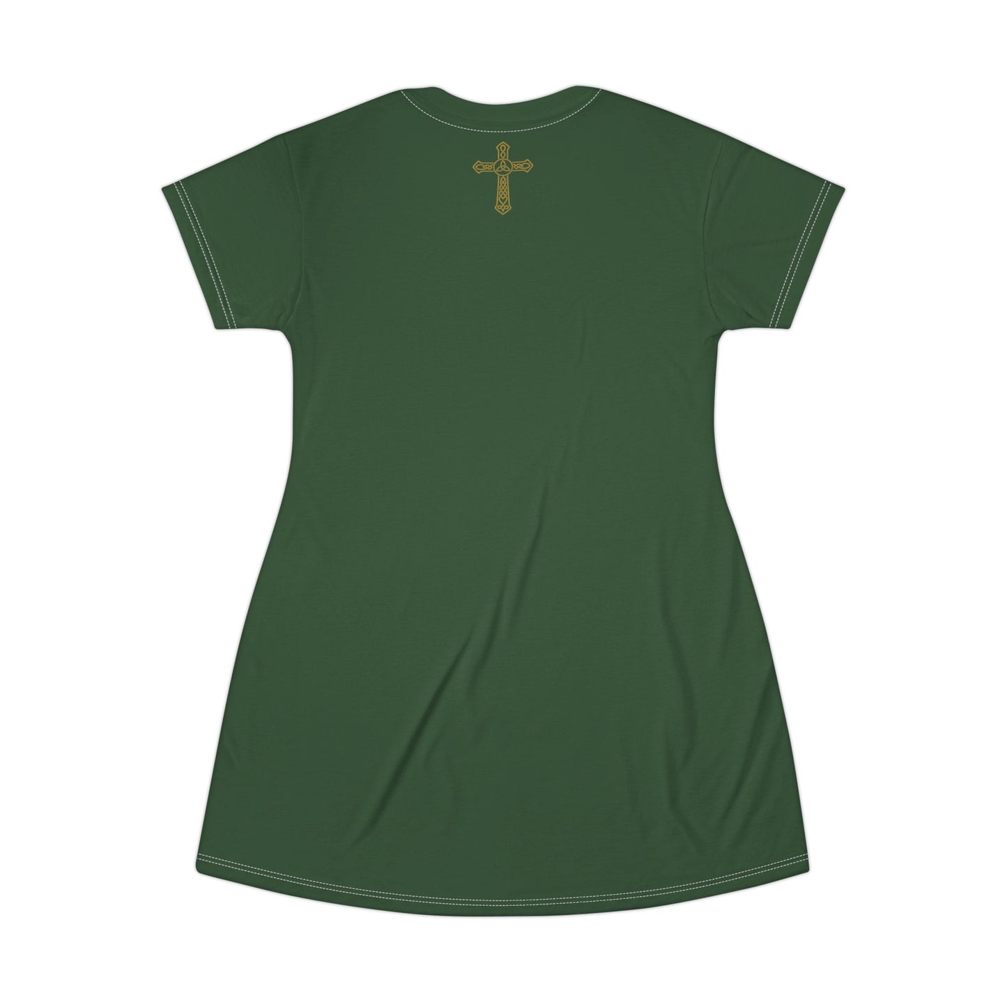 "Clan na Gael - Irish American", T-Shirt Dress (Brithemain Green)