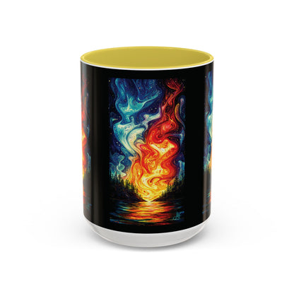 "Naomh Solus (Gaelic) - Sacred Light (English)", Colorful Mugs (11oz, 15oz)