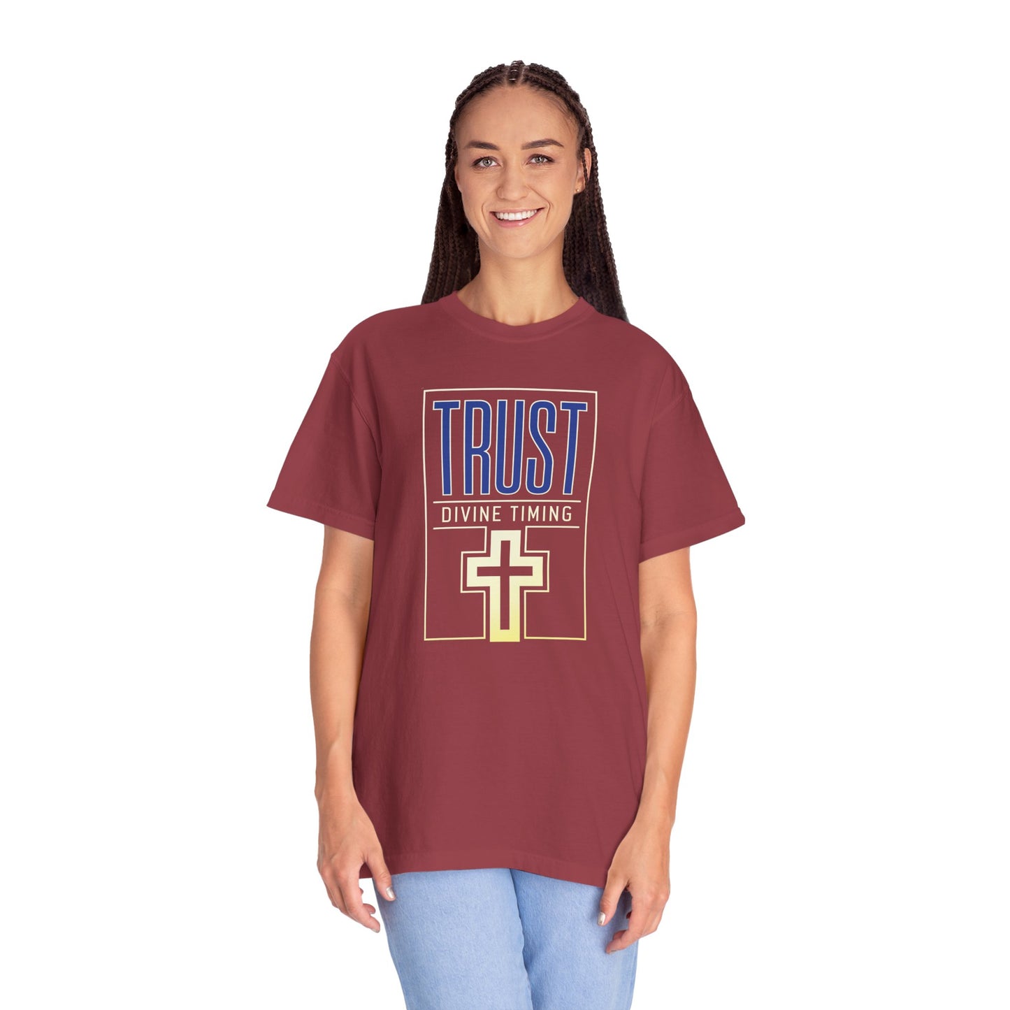 "Trust Divine Timing" #01, Unisex T-shirt