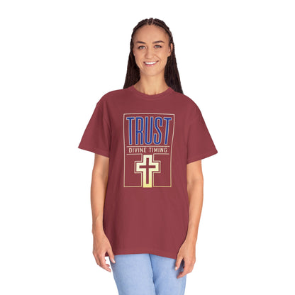 "Trust Divine Timing" #01, Unisex T-shirt