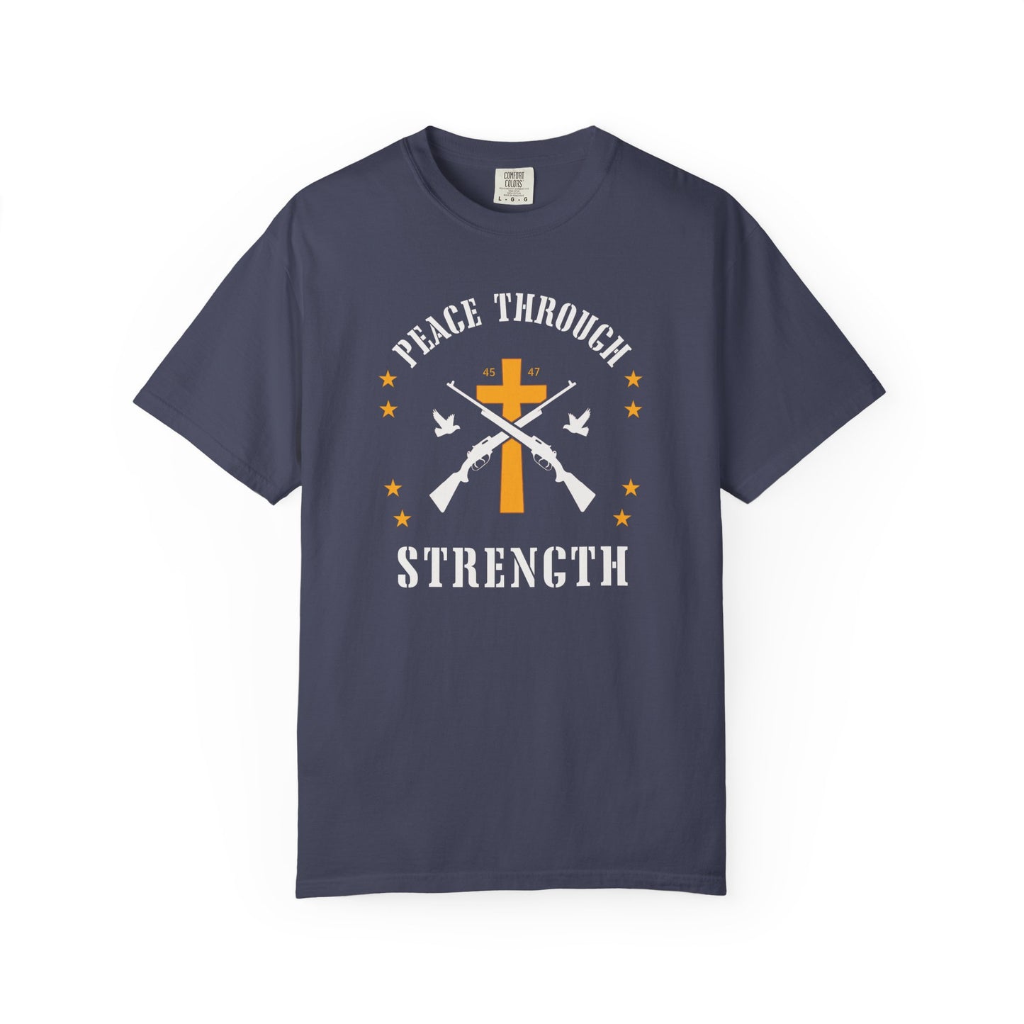 "Peace Through Strength" #01, Unisex T-shirt