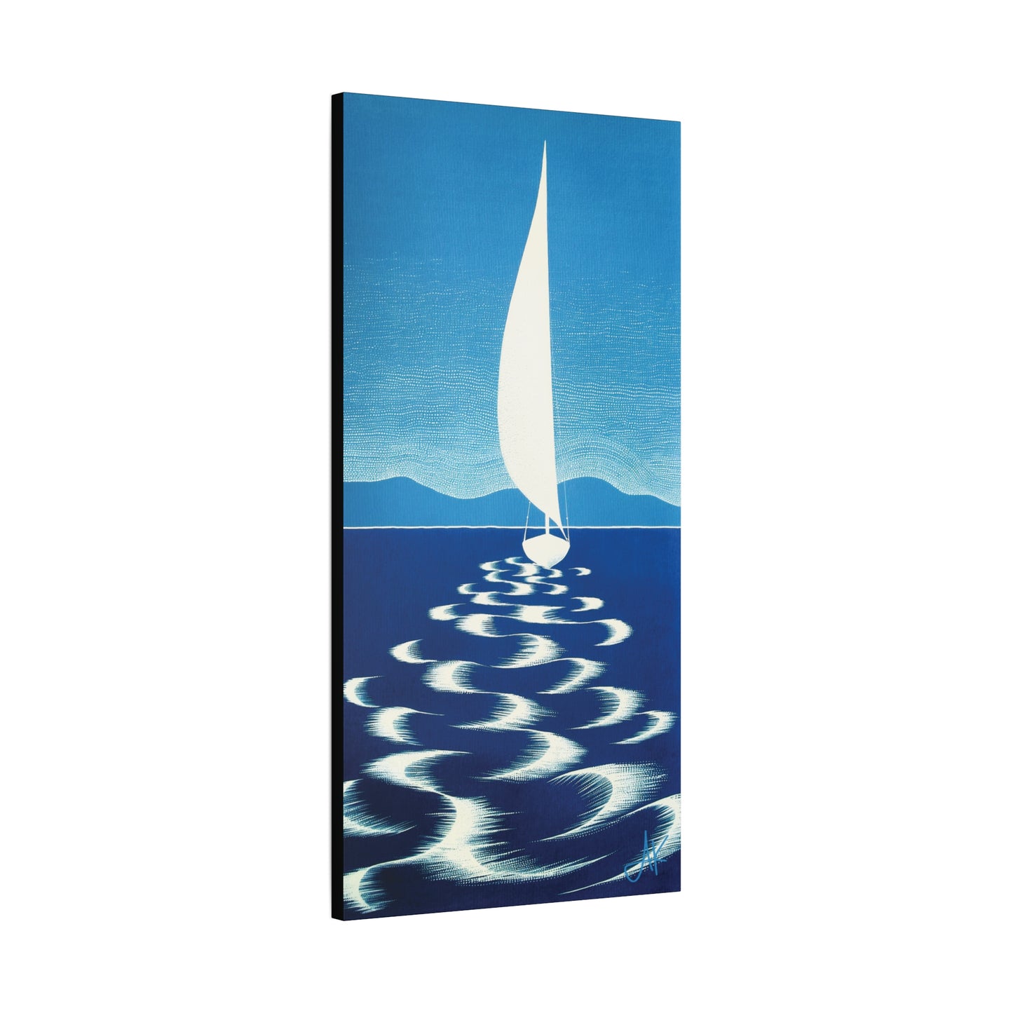 "Smooth Sailing", Fine Art Matte Canvas, Stretched, 1.25"