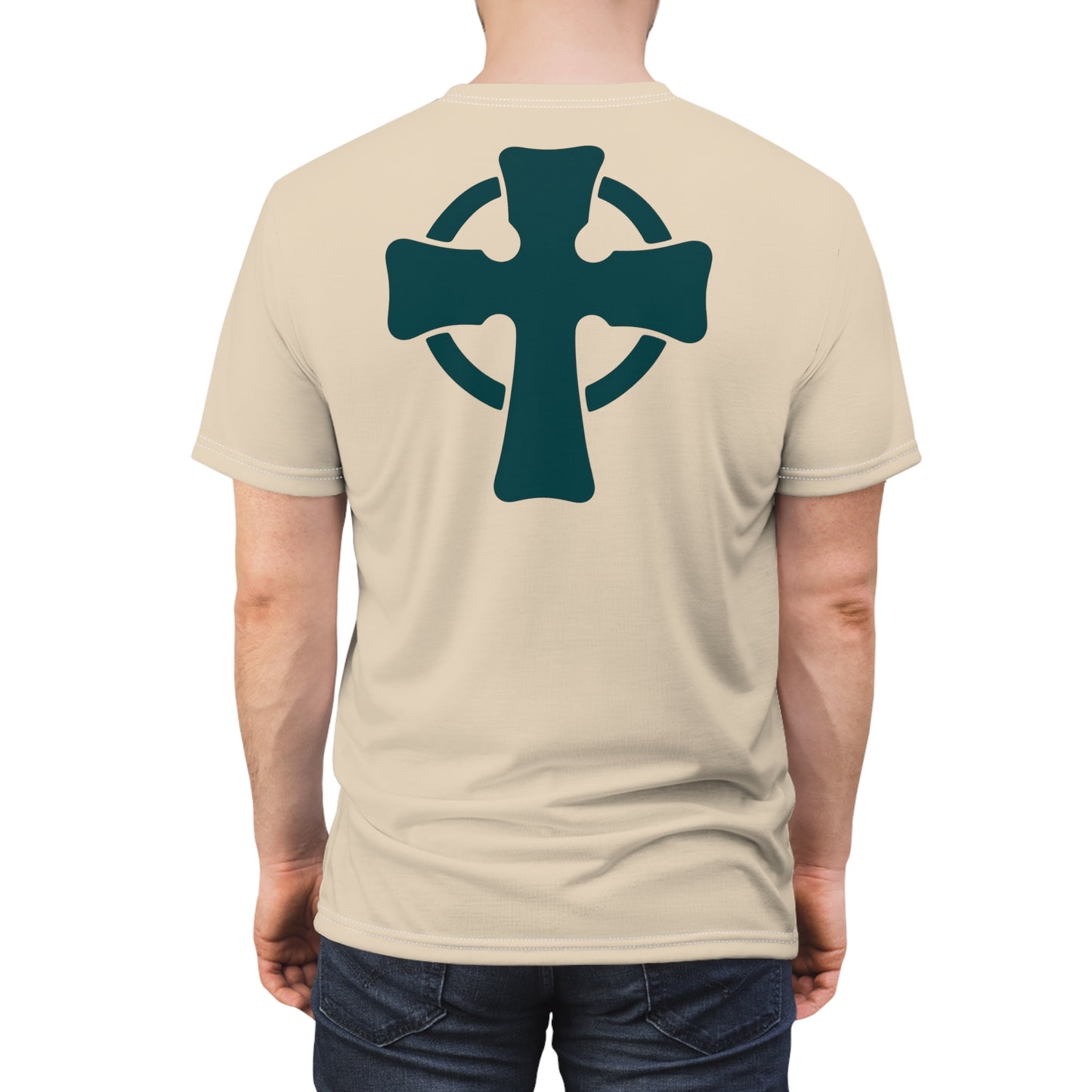 "Retro Jesus", Unisex T-shirt (Antique Parchment)