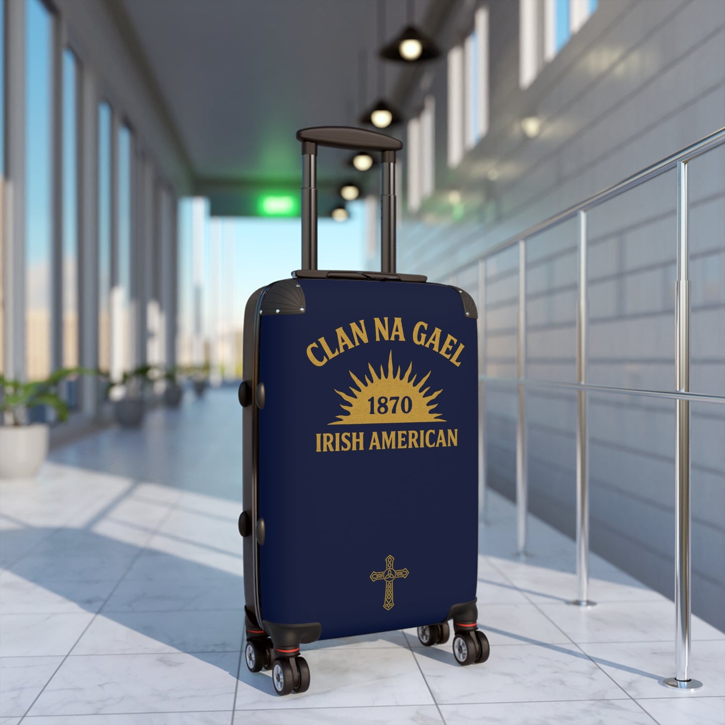 "Clan na Gael - Irish American", Suitcase (Mariana Blue)