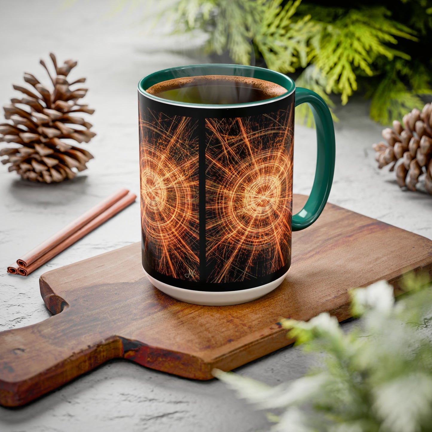"His Light After Darkness", Colorful Mugs (11oz, 15oz)