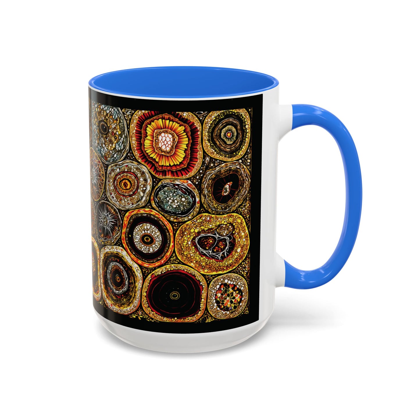 "Every Detail, His Design", Colorful Mugs (11oz, 15oz)