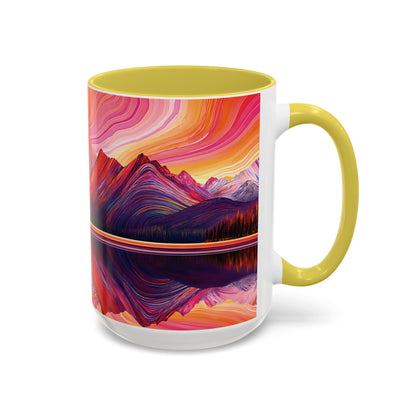 "For In Him All Things Were Created" Colossians 1:16 (NIV), Colorful Mugs (11oz & 15oz)