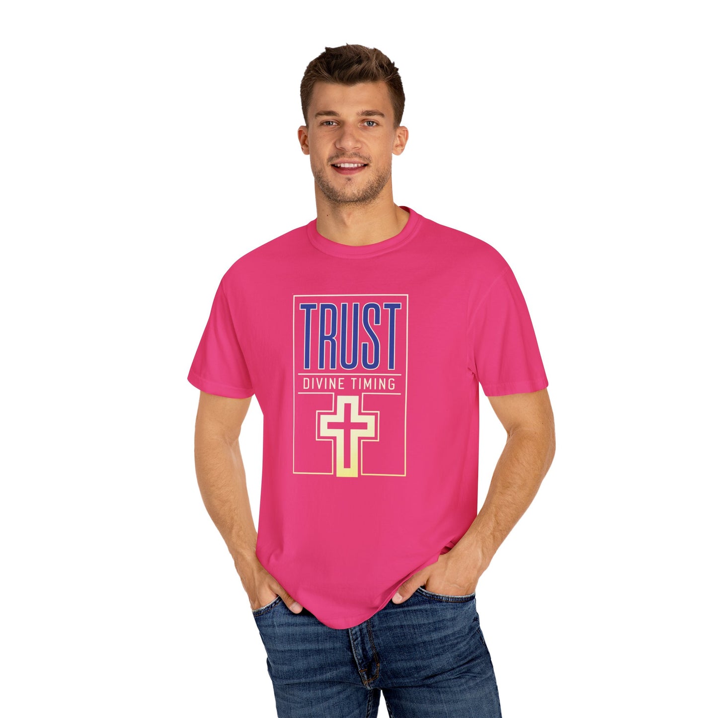 "Trust Divine Timing" #01, Unisex T-shirt