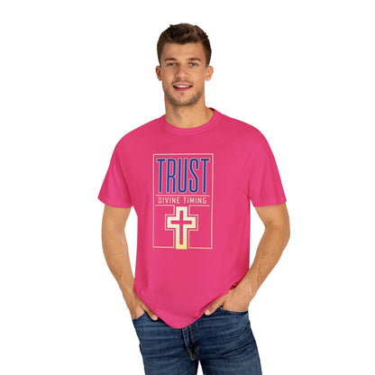 "Trust Divine Timing" #01, Unisex T-shirt