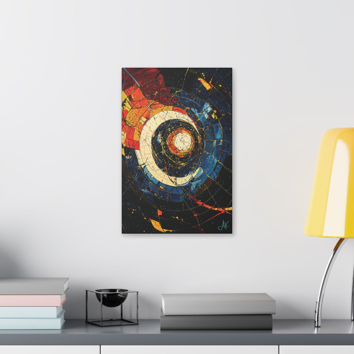 "Shatterdawn Vortex", Stretched Classic Canvas Fine Art Print