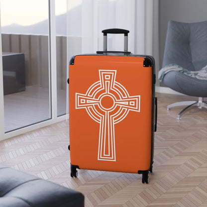 "A Simple High Cross", Suitcases (Dark Orange)