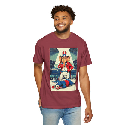 "Brutal Woke Knockout 2024", Unisex T-shirt (Light Colors)