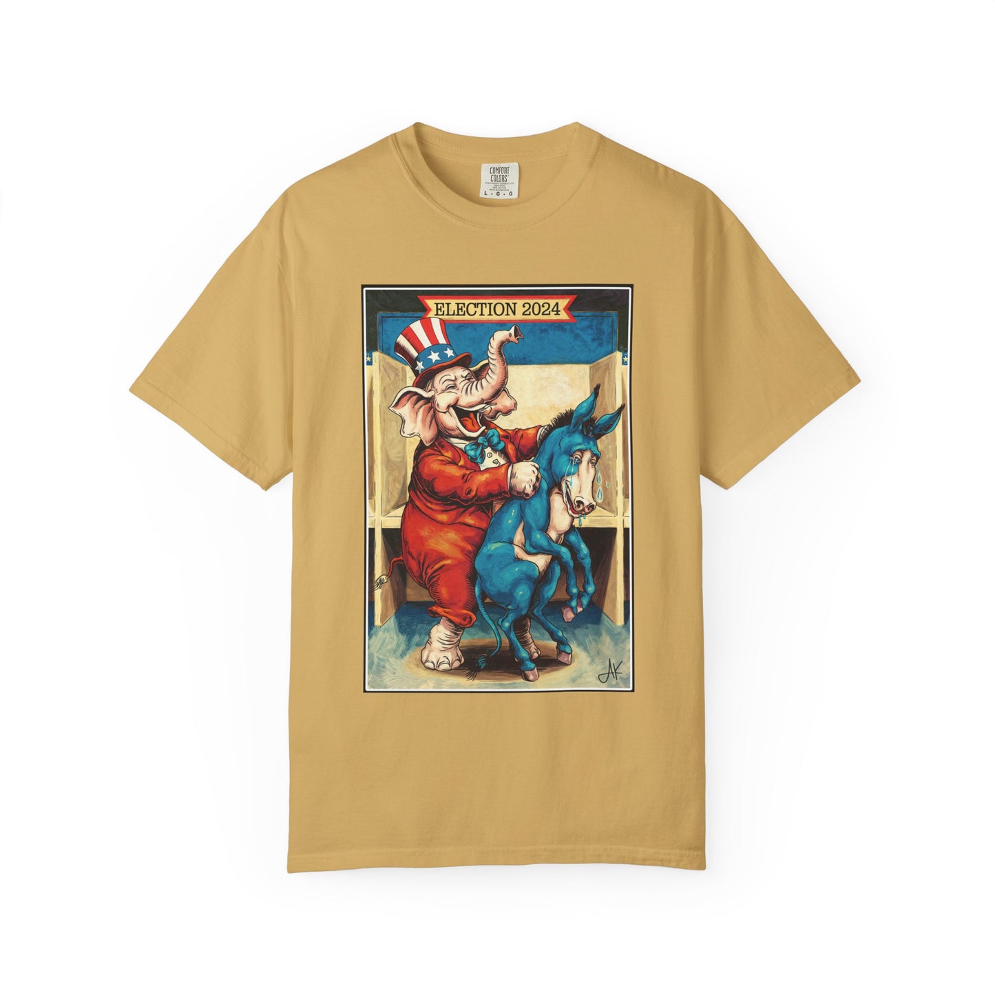 "MAGA Spanked the Donkeys 2024", Unisex T-shirt (Light Colors)