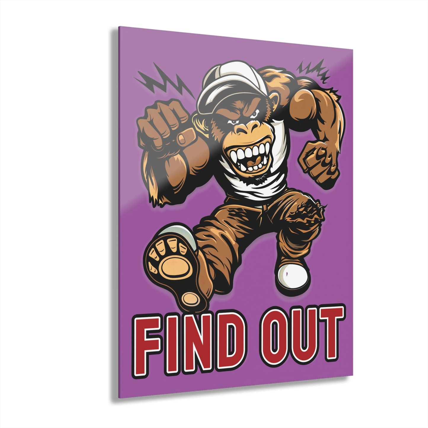 "Find Out", Acrylic Wall Prints (French Cleat Hanging) (Violet Benediction)