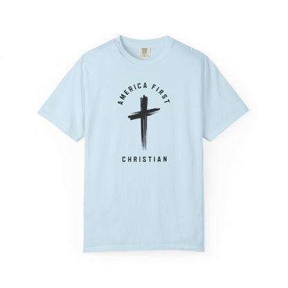 "America First Christian" #05, Unisex T-shirt (Light Colors)