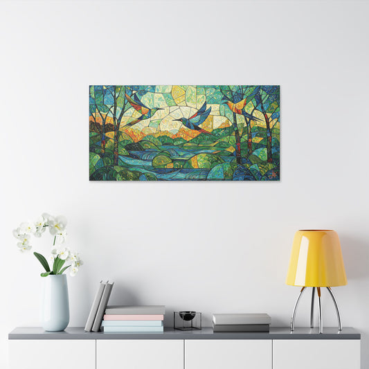 "The Isolated Isle", Stretched Classic Canvas Fine Art Print