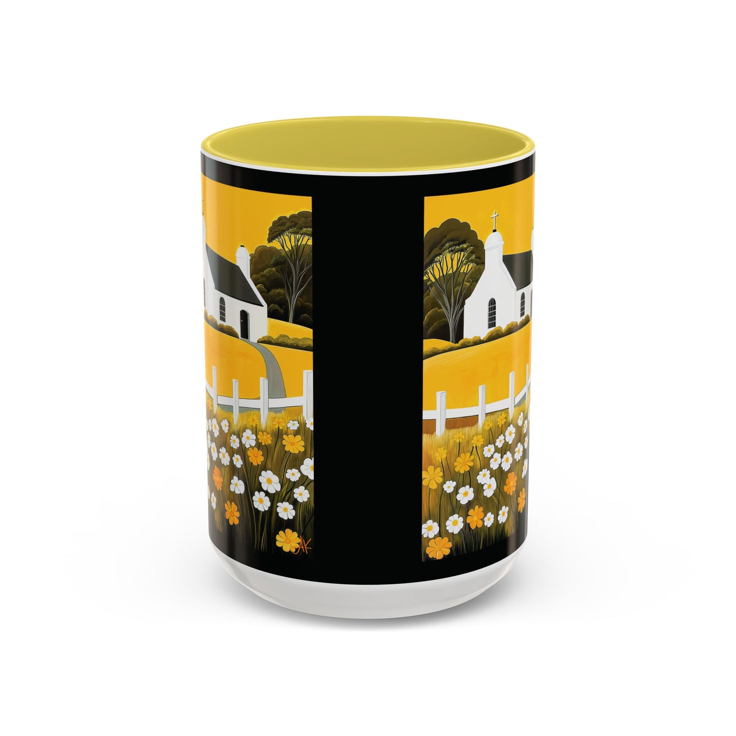 "Eaglais a’ Bhuidhe (Gaelic) - The Church of Golden Hope (English)", Colorful Mugs (11oz & 15oz)