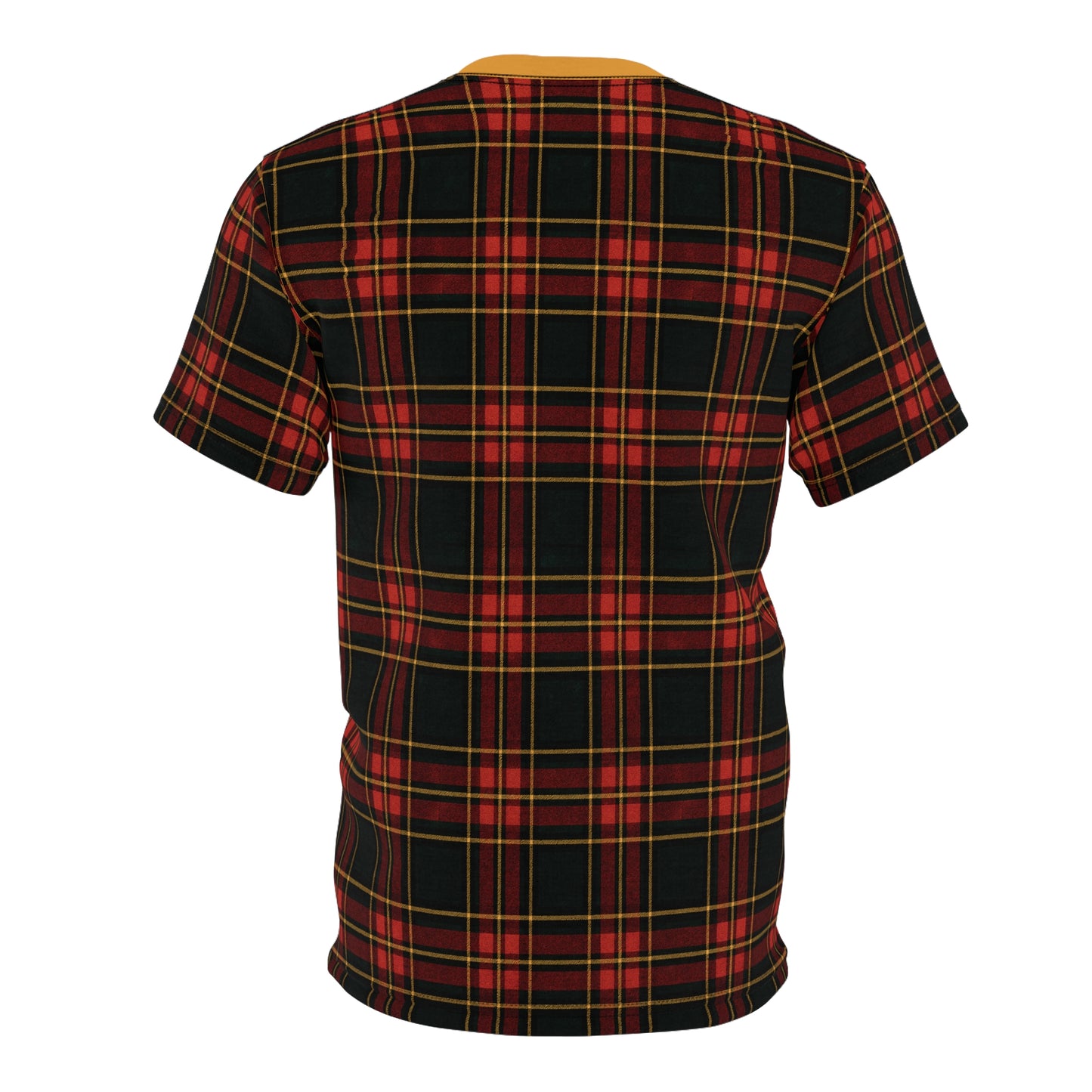 "Kilmor Gallóglach Tartan", Unisex Tee (Gallóglach Yellow Collar)