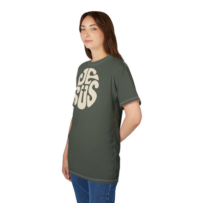 "Retro Jesus", Unisex T-shirt (Ebony Tree)