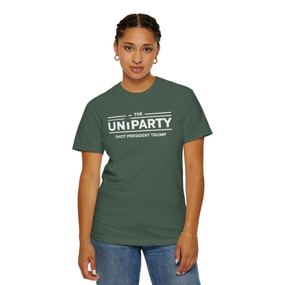 "The Uniparty Shot President Trump" #03, Unisex T-shirt