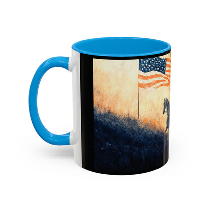 "Liberty under God", Colorful Mugs (11oz, 15oz)