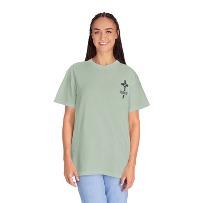 "Steadfast Cross in Black", Unisex T-shirt