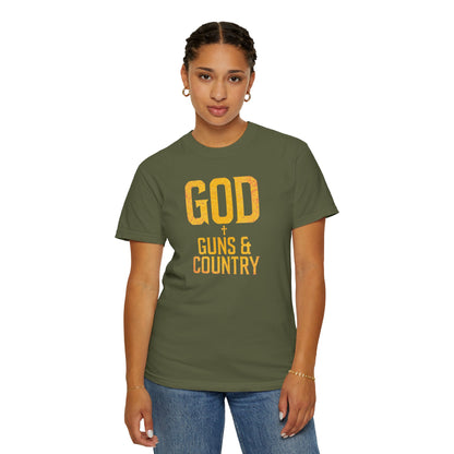 "God Guns & Country" #02, Unisex T-shirt