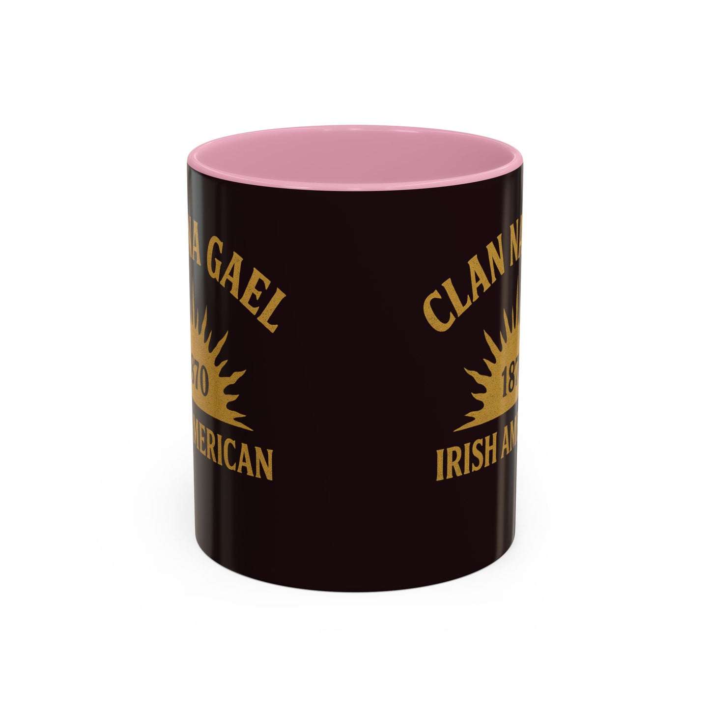 "Clan na Gael - Irish American", Colorful Mugs (11oz, 15oz) (Seal Brown)