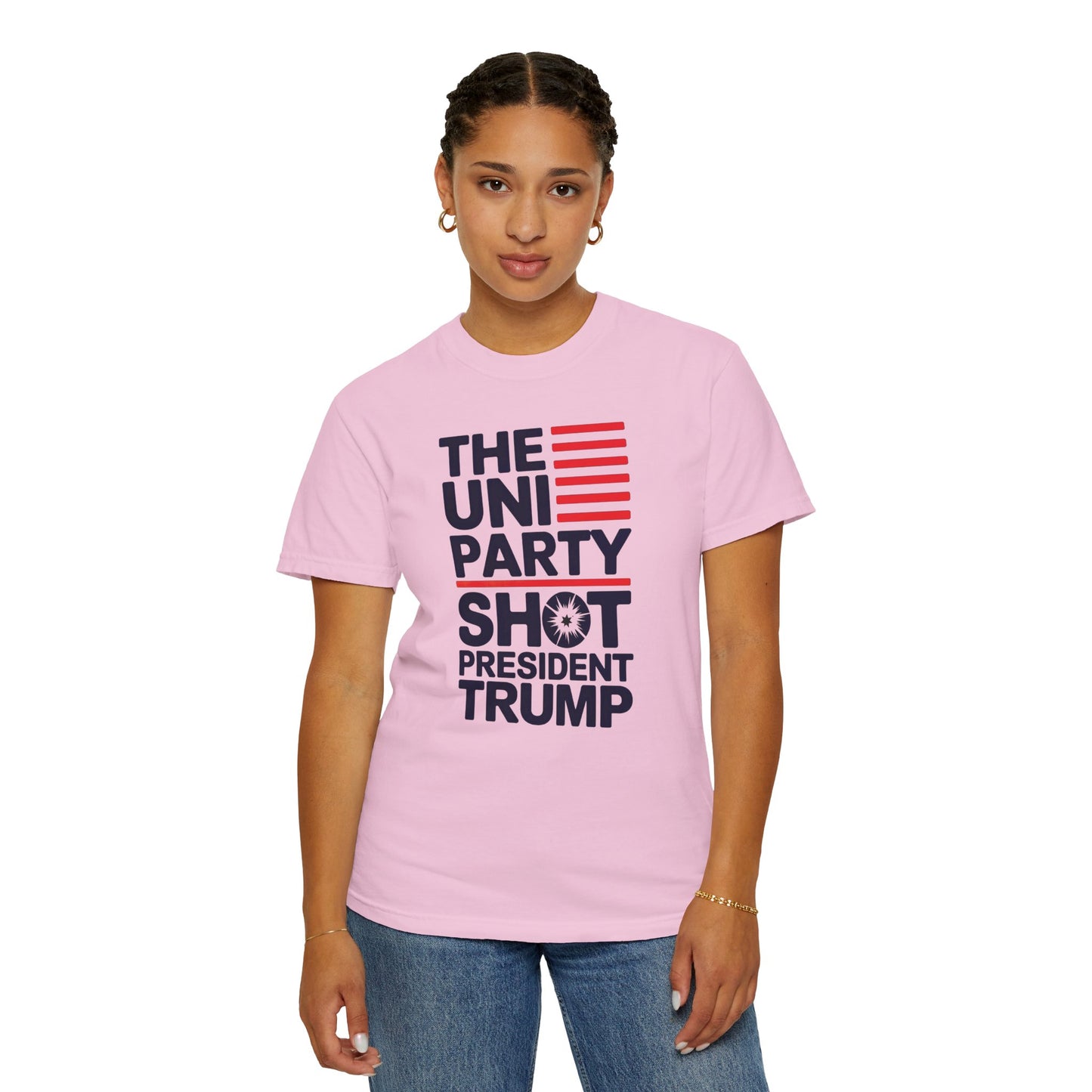 "The Uniparty Shot President Trump" #01, Unisex T-shirt